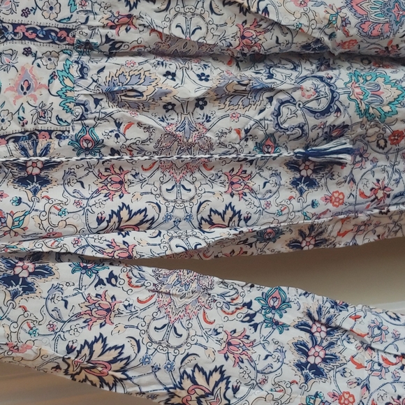 Max Studio floral printed boho top size small - Picture 4 of 10